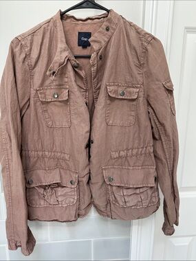 GAP Women's Utility Jacket - Mauve